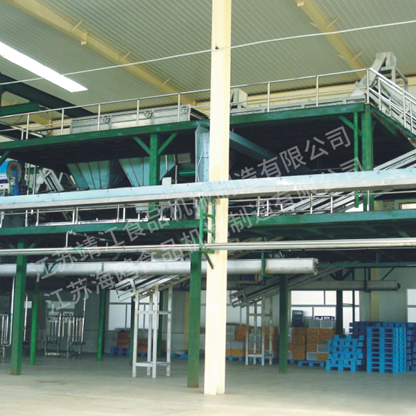 浓缩橙汁前处理安装现场